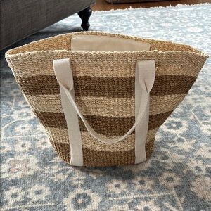 Like New | Kayu Merrit Striped Tote Bag in Natural